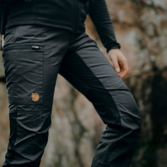 Kalhoty Fjällräven Kaipak Trousers Curved W Dark Navy