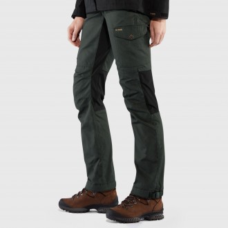 Kalhoty Fjällräven Kaipak Trousers Curved W Dark Navy