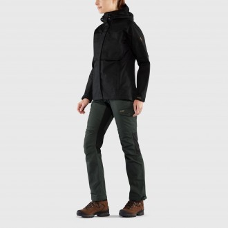 Kalhoty Fjällräven Kaipak Trousers Curved W Dark Navy