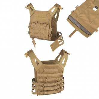 Nosič plátů Mil-Tec MOLLE PLATE CARRIER GEN II COYOTE
