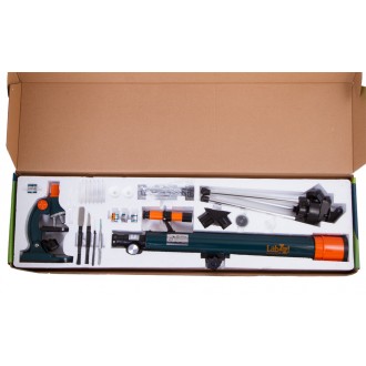 Sada mikroskopu a hvězdářského dalekohledu Levenhuk LabZZ MT2