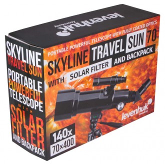 Hvězdářský dalekohled Levenhuk Skyline Travel Sun 70