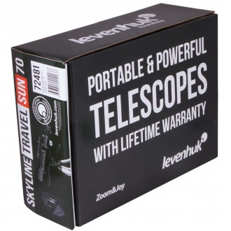 Hvězdářský dalekohled Levenhuk Skyline Travel Sun 70