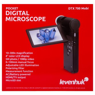 Digitální mikroskop Levenhuk DTX 700 Mobi