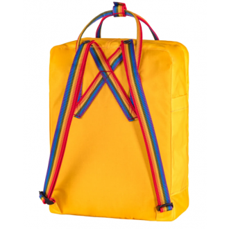 Batoh Fjällräven Kanken Rainbow WARM YELLOW-RAINBOW PATTERN