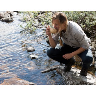 Bunda Fjällräven Keb Padded Hoodie M Deep Forest