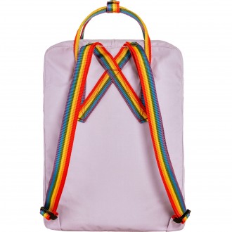 Batoh Fjällräven Kånken Rainbow Pastel Lavender-Rainbow Pattern