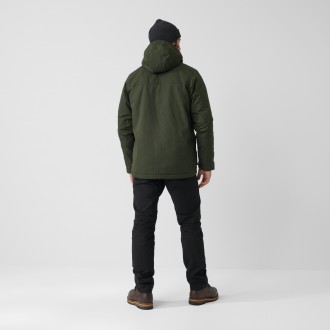 Bunda Fjällräven Greenland Winter Jacket M Green-Dark Grey