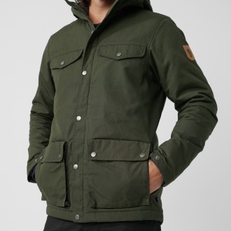 Bunda Fjällräven Greenland Winter Jacket M Green-Dark Grey