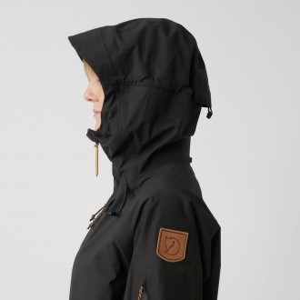 Bunda Fjällräven Keb Eco-Shell Jacket W Black