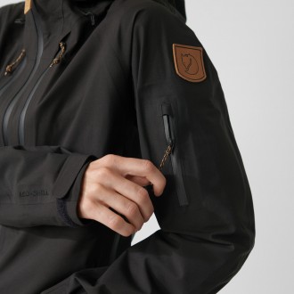 Bunda Fjällräven Keb Eco-Shell Jacket W Black