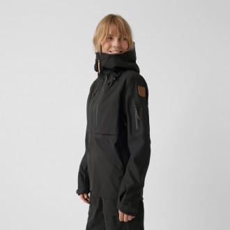 Bunda Fjällräven Keb Eco-Shell Jacket W Black