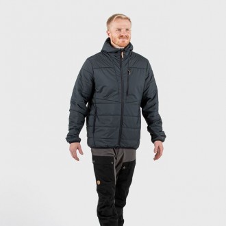 Bunda Fjällräven Keb Padded Hoodie M Deep Forest