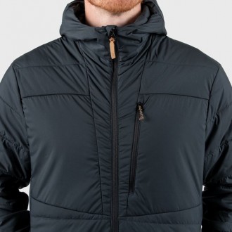 Bunda Fjällräven Keb Padded Hoodie M Deep Forest