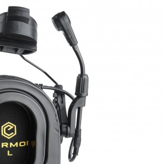 Chrániče sluchu Earmor - M32H PLUS Communication Headset for Helmets - ARC Mount - Coyote
