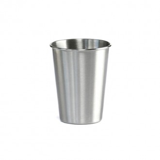 Nerezové panáky 25 ml v černém koženkovém pouzdře