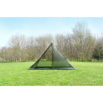 Vnitřní stan Superlight Solo Mesh Tent, DD Hammocks, 1 Dobrodruh, oliva zelená