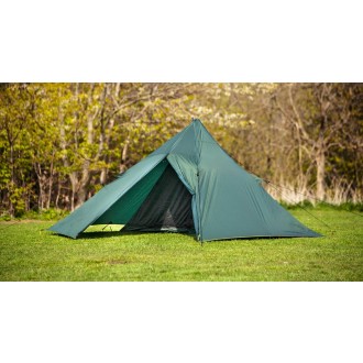 Vnitřní stan Superlight Solo Mesh Tent, DD Hammocks, 1 Dobrodruh, oliva zelená