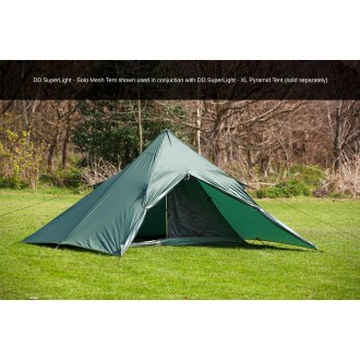 Vnitřní stan Superlight Solo Mesh Tent, DD Hammocks, 1 Dobrodruh, oliva zelená